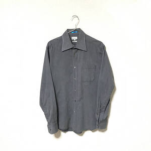 ★ポールスミス PaulSmith★メンズ 長袖シャツ シャツ グレー 無地 レギュラーカラー size L ワイシャツ