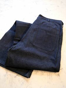 ☆★ DEAD STOCK 60s VINTAGE US.NAVY DENIM TROUSERS 米軍 海軍 デニムトラウザーズ デッキパンツ セーラー オールド ビンテージ 40s50s