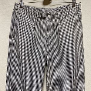 オールド KEMPEL 千鳥柄 ワークパンツ 80s 90s 古着 ヴィンテージ コットン ケンペル シェフパンツ トラウザー 千鳥格子 ハウンドトゥース