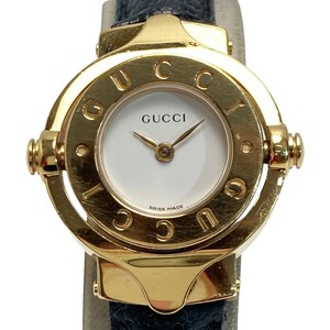 ☆☆ GUCCI グッチ ターンフェイス リバーシブル バングルウォッチ 6600R クォーツ レディース 腕時計 箱有 傷や汚れあり