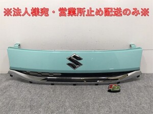 スペーシア MK42S 純正 後期 フロント グリル/ラジエーターグリル カメラ穴付 71742-65R0 フレンチミントパールメタリック ZWB(128704)