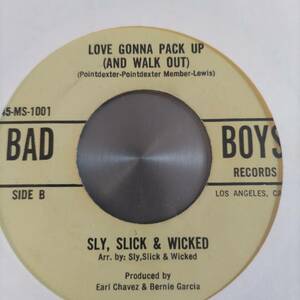 ◆即決◆VERY RARE◆B-BOY FUNK CROSSOVER SWEET SOUL◆◆SLY, SLICK & WICKED◆◆LOVE GONNA PACK UP/CONFESSIN