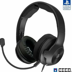 【ジャンク品】 ホリゲーミングヘッドセット ハイグレード for PlayStation4 ブラック PS4-158