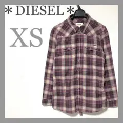 ＊DIESEL＊ディーゼル チェック柄シャツ カジュアルシャツ Ｙシャツ