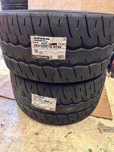 新品!ヨコハマ AD09 265/35R18 265/35R18（97W）ADVAN NEOVA 2本セット 2024年製 ネオバ①