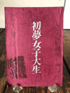 実使用品 ピンク映画 台本 初夢女子大生 助監督の書き込み多数