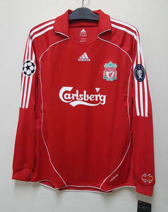 07-08 リバプールLiverpool LFC(H)#9 トレース TORRES 選手用長袖 adidas UEFA CL仕様 XL