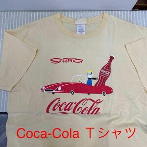 コカコーラCoca-ColaTシャツ 、たまご色