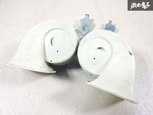 【音OK 保証付】 マツダ純正 CCEFW ビアンテ ナイト ホーン クラクション 警報機 12V KUH-70A KUG-70A 左右セット 即納 棚