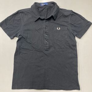 FRED PERRY フレッドペリー ポロシャツ 半袖シャツ Mサイズ レディース トップス ブラック黒