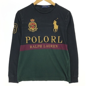 古着 ラルフローレン Ralph Lauren POLO RALPH LAUREN ビッグポニー ロングTシャツ ロンT メンズS相当 /eaa486248