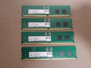 Micron DDR5 PC5-5600B 16GBx4 64GBセット デスクトップ ワークステーション用 メモリ RDIMM Reg ECC 動作OK