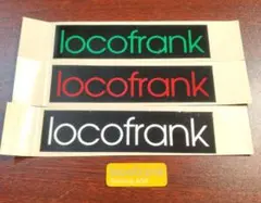 locofrank バンド ステッカー ロコフランク