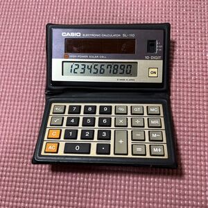 CASIO 電卓　SL-110 カシオ レトロ 昭和レトロ