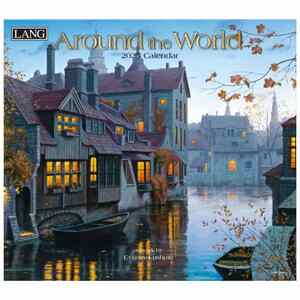 2025 Calendar LANG ラング 壁掛けカレンダー2025年 Around The World Evgeny Lush