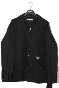 23AW NEIGHBORHOOD × DICKIES ネイバーフッド ディッキーズ SIZE:XL COVERALL JACKET カバーオールジャケット BLACK ブラック 232EVDKN-JK