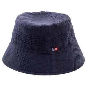 今治タオルの帽子 リバーシブル 表地コットン100％ ねずみ×紺 洗濯し易い UVカット 日本製 コンパクトに畳める オールシーズン