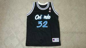 良好 90s USA製 チャンピオン OrlandoMagic オーランドマジック 32 シャキールオニール ユニフォーム 14-16 実寸XS程度