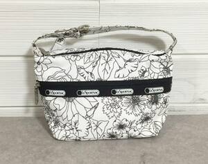 No643 LeSportsac レスポートサック ナイロン 花柄 ハンド バッグ ポーチ 小物入れ メイク 化粧