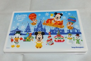 ディズニーランド　スーベニア　ランチケース　ランチボックス　クリスマス　2007年　チップデール