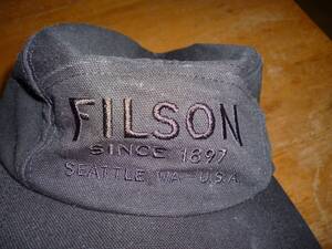 FILSON FIVE PANEL CAP フィルソンのファイブパネルキャップ　MADE IN USA 黒です。希少になりました。