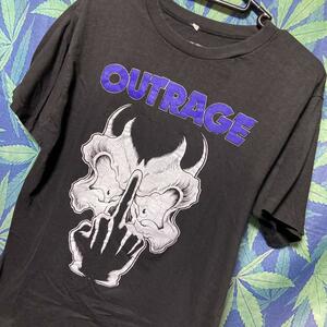 OUTRAGE アウトレイジ THE GREAT BLUE Tシャツ メタル M程度