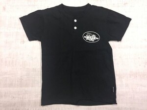 後藤真希 ゴマキ CONCERT TOUR 2005 AUTUMN はたち モーニング娘。 ヘンリーネック 半袖Tシャツ カットソー メンズ 黒