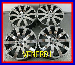 ■中古ホイール■　VENERDI Z winger 18インチ 8J +45 5H 114.3 クローム メッキ ヴェルファイア アルファード 激安 送料無料 C345