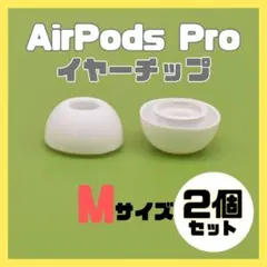 AirPods Pro イヤーピース エアーポッツ イヤーチップ M 2個セット