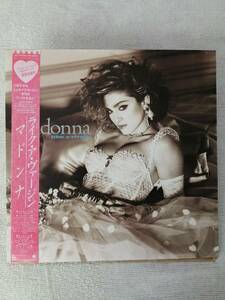 【国内盤帯付きＬＰ】Madonna Like A Virgin マドンナ　ライク・ア・ヴァージン