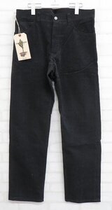 2P9029-2■未使用品 ササフラス コーデュロイ スプレイヤー5パンツ SASSAFRAS Sprayer 5 Pants 14W Top Corduroy SF-201734