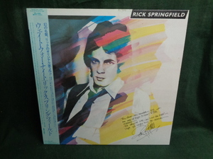 リック・スプリングフィールドRICK SPRINGFIELD/ウェイト・フォー・ナイトWAIT FOR NIGHT●帯付LP