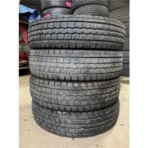 ★送料無料★ 145R12 6PR LT 2021年製 7～9分山 ダンロップ WINTERMAXX SV01 4本/中古スタッドレスタイヤ(冬タイヤ) バモス N8160_B2