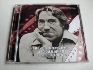 ジョルジュ・ドルリュー「THE UNPUBLISHED FILM MUSIC OF GEORGES DELERUE VOLUME 1 （未音盤化映画音楽集）」　１１曲　輸入盤 