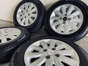 ★美品 超バリ溝 2022年★ 4本 VRX3 165/70R14 スタッドレス 5.5J +45 4H 100 ノート キューブ マーチ ハスラー アクア ヤリス ヴィッツ