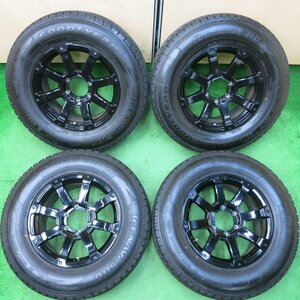 *送料無料*バリ溝 キレイ 9.5分★ランクル等 BADX ロックケリー 265/65R17 スタッドレス グッドイヤー アイスナビ PCD139.7/6H★3121201イ