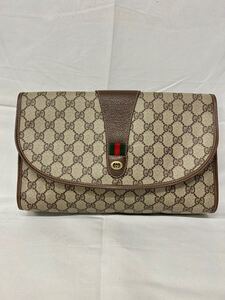 GUCCI セカンドバッグ　オールドグッチ PVC/BRW/156・01・031 グッチ　　【0113A10】