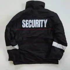 Security　バックプリント　中綿 リフレクター　ナイロンアウター