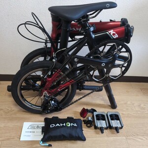 中古 ダホン K3 輪行袋つき 14インチ 折り畳み自転車 dahon 