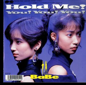 C00154664/【即決/送料無料】EP/BaBe「Hold Me! / You!You!You!(1987年・SAMANTHA GILLES日本語カヴァー)」