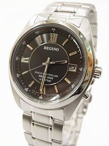 CITIZEN シチズン KL3-111-51 REGUNO（レグノ）ソーラー 電波 腕時計 10気圧防水 メンズ ブラック