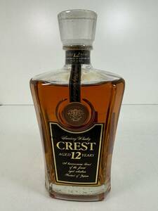 SM0610-201 3241【1円スタート】 サントリー　SUNTORY　クレスト　CREST　12年　ウイスキー　700ml　43％　未開栓　古酒