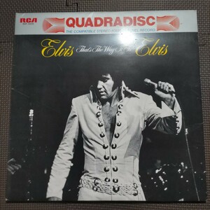 邦盤見開きジャケ4ch 1LP エルヴィス プレスリー / この胸のときめきを R4P-5029 quadradisc高音質盤 ELVIS PRESLEY