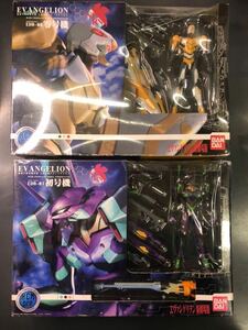 新品・未使用・未開封（長期保管品）バンダイエヴァンゲリオン新劇場版EVA-01初号機&EVA-00零号機フィギュア2点セット