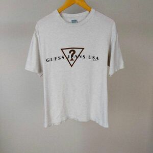 90s US製　GUESS デカロゴ　半袖　tシャツ 古着　ストリート