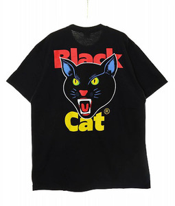 シュプリーム SUPREME 24SS BLACK CAT TEE M ブラック キャット Tシャツ クルーネック 半袖 プリント ブラック 黒 【ブランド古着ベクトル