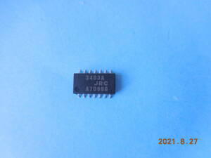 JRC NJM3403AM 4回路入単電源オペアンプ　SMD 10個1組 #268