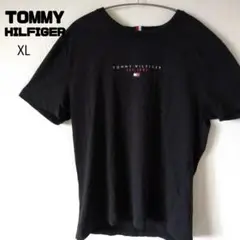 TOMMY HILFIGER ロゴ　Tシャツ　ブラック　XL　トミーヒルフィガー