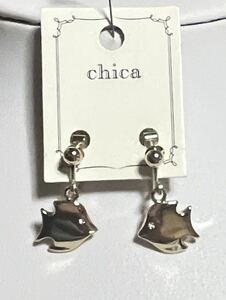 chica　アクセサリー　イヤリング　魚　熱帯魚　ゴールド