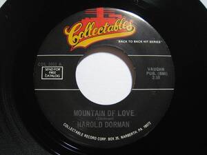 【7”】 HAROLD DORMAN / MOUNTAIN OF LOVE, ROBERT PARKER / BAREFOOTIN